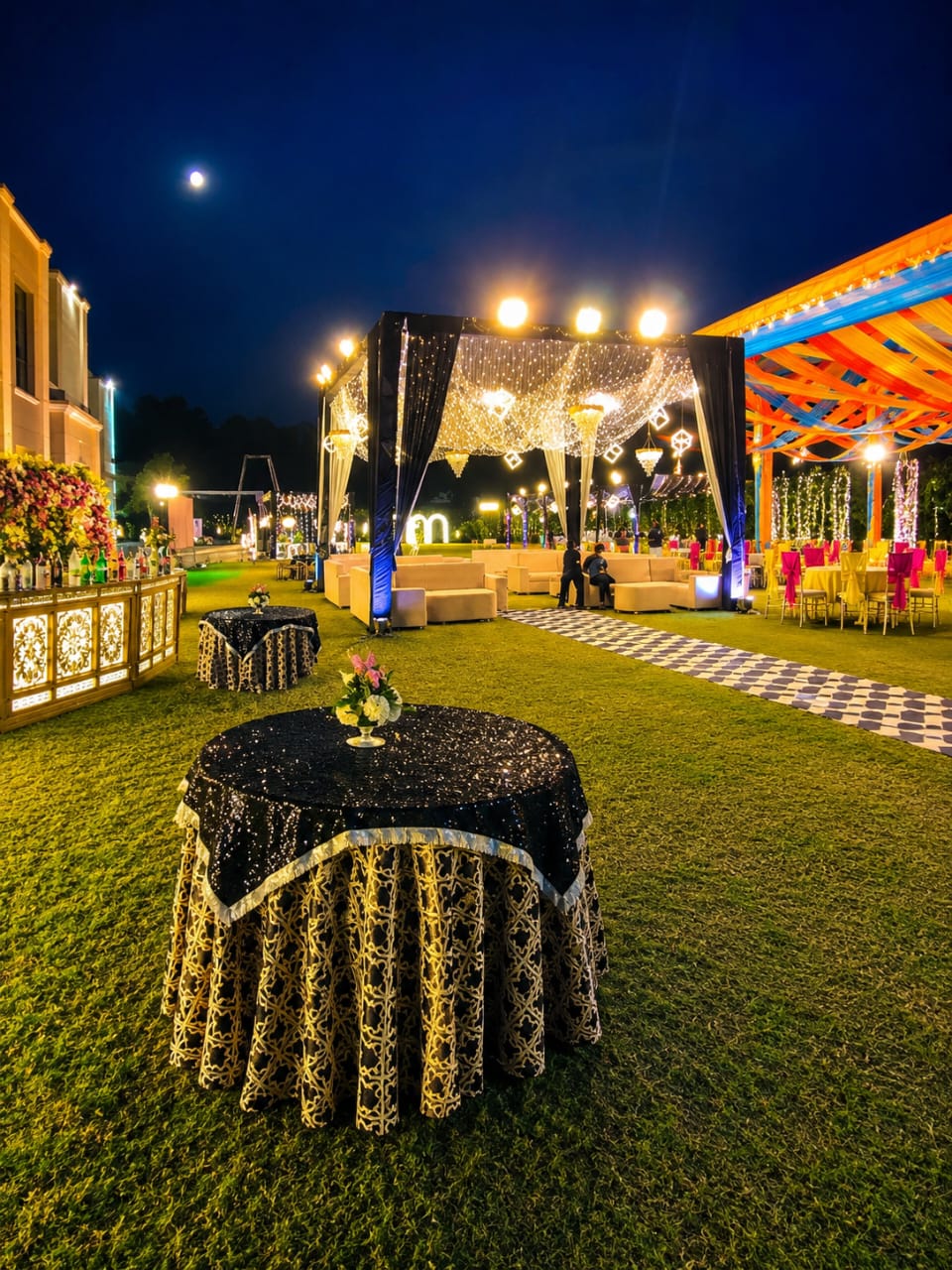 Forest view mandap Jim Corbett wedding