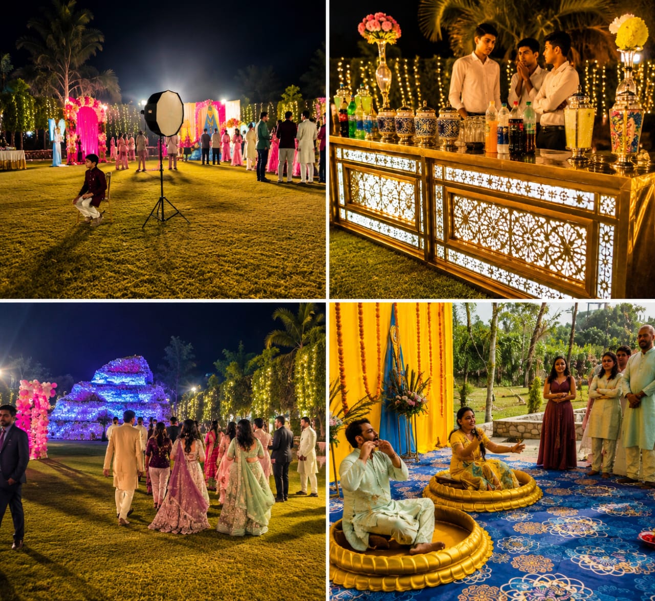 Destination Wedding in Jim Corbett luxury mandap